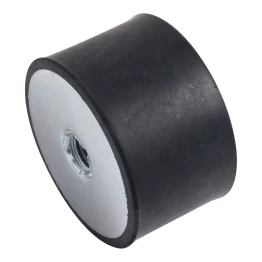 Vibrationsdæmper 20 mm diameter, 30 mm højde, M6 gevind – til industribrug
