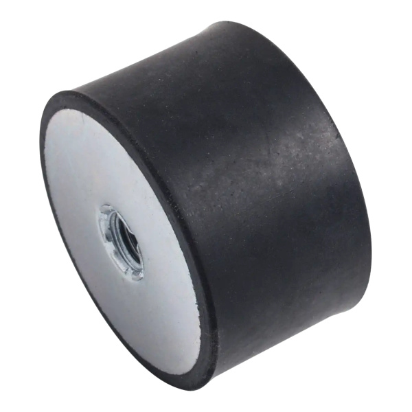 Vibrationsdæmper 20 mm diameter, 30 mm højde, M6 gevind – til industribrug