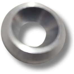 Skive 6mm Undersænket (6x18mm) Sølv Ulvedal