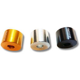 Afstandsbøsning Aluminium – 15 x 19 mm, Ø6 Hul