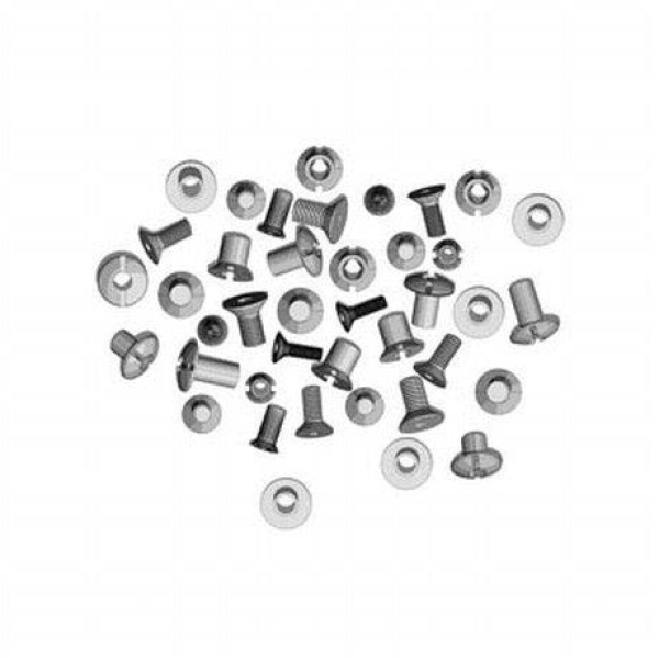 Fox Pod MX Screw Set Silver