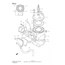 Suzuki Cylinder & Topstykke RM85