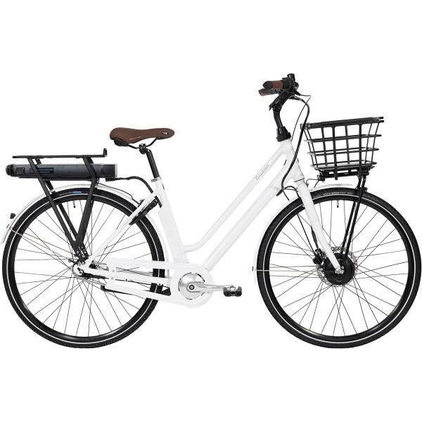 Raleigh Sussex E1 Dame Connect+ Nexus 7 skive/fod 48cm hvid m. 8,8 AH Batteri