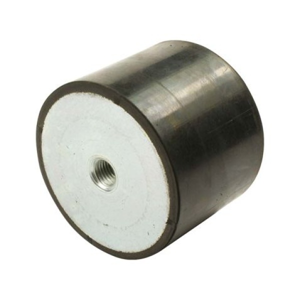 Gummi ophæng 6x20x25mm m. Indvendig Gevind