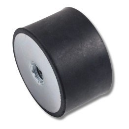 Gummi ophæng 8x30x25mm Indvendig ø8 Gevind 3mm