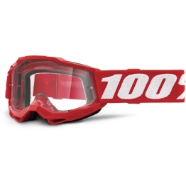 100% ACCURI 2 JUNIOR BRILLE RØD KLAR LINSE