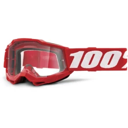 100% ACCURI 2 JUNIOR BRILLE RØD KLAR LINSE