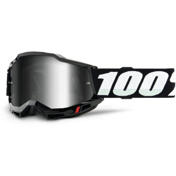 100% ACCURI 2 JUNIOR BRILLE SORT CROME LINSE