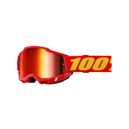 100% ACCURI 2 JUNIOR BRILLE RØD CROME RØD LINSE