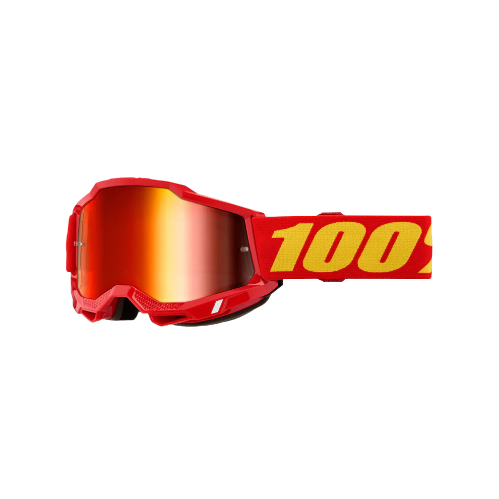 100% ACCURI 2 JUNIOR BRILLE RØD CROME RØD LINSE